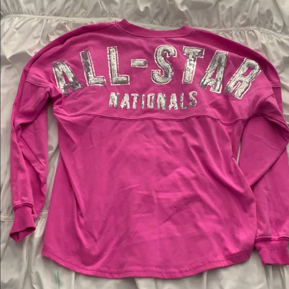 NCA all star cheer shirt adult xs